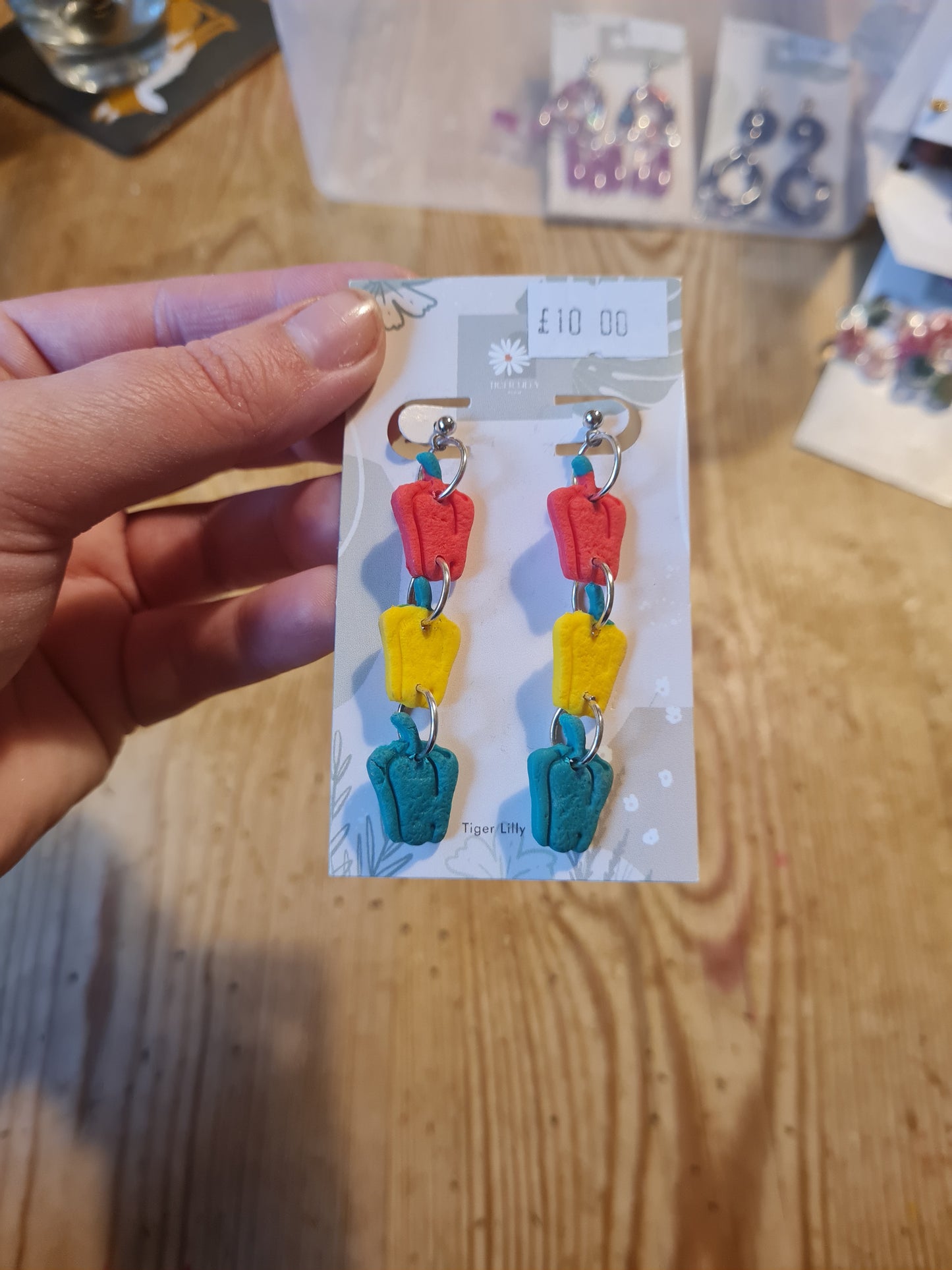 Pepper trio earrings