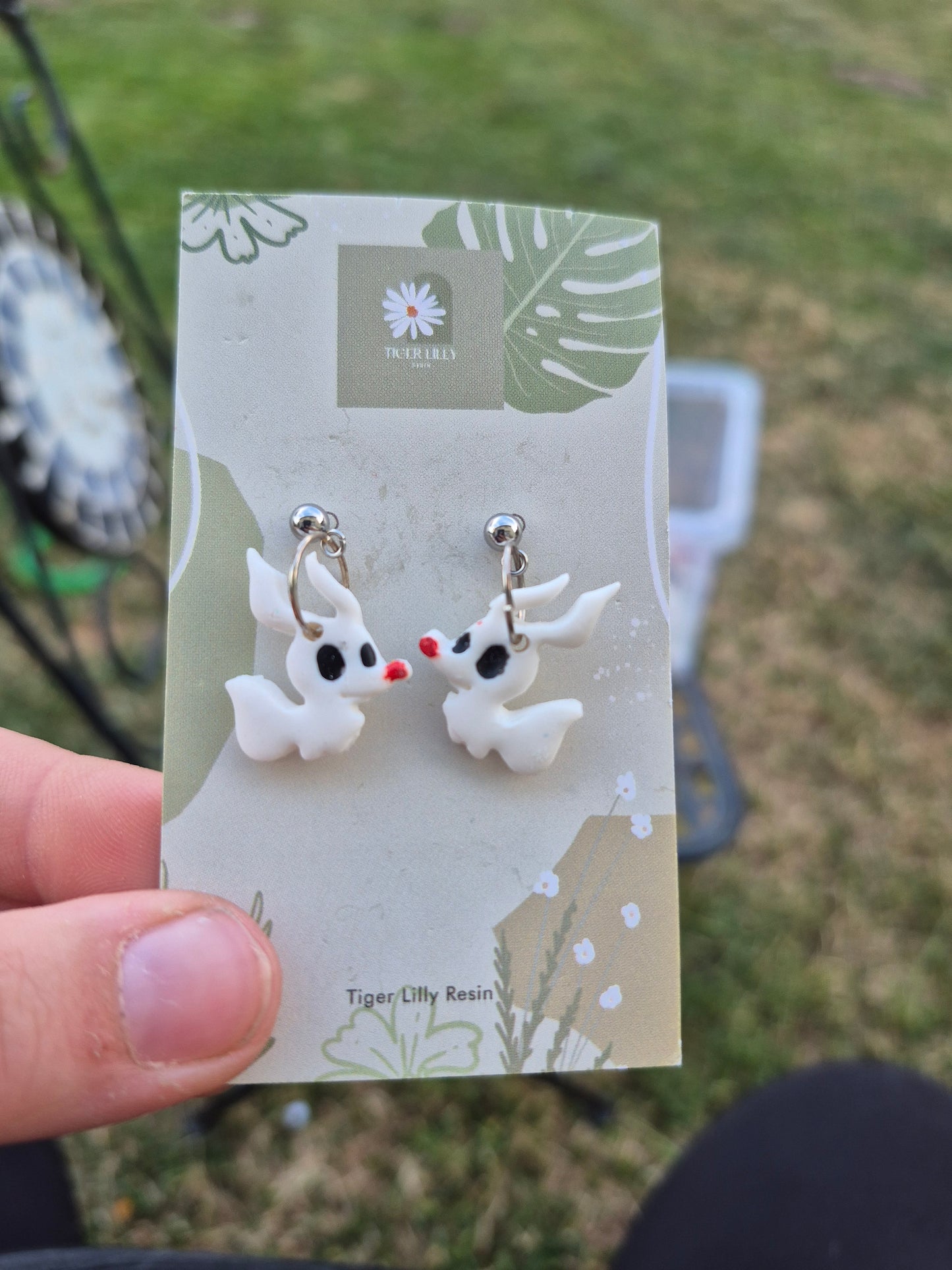 Zero clay earrings