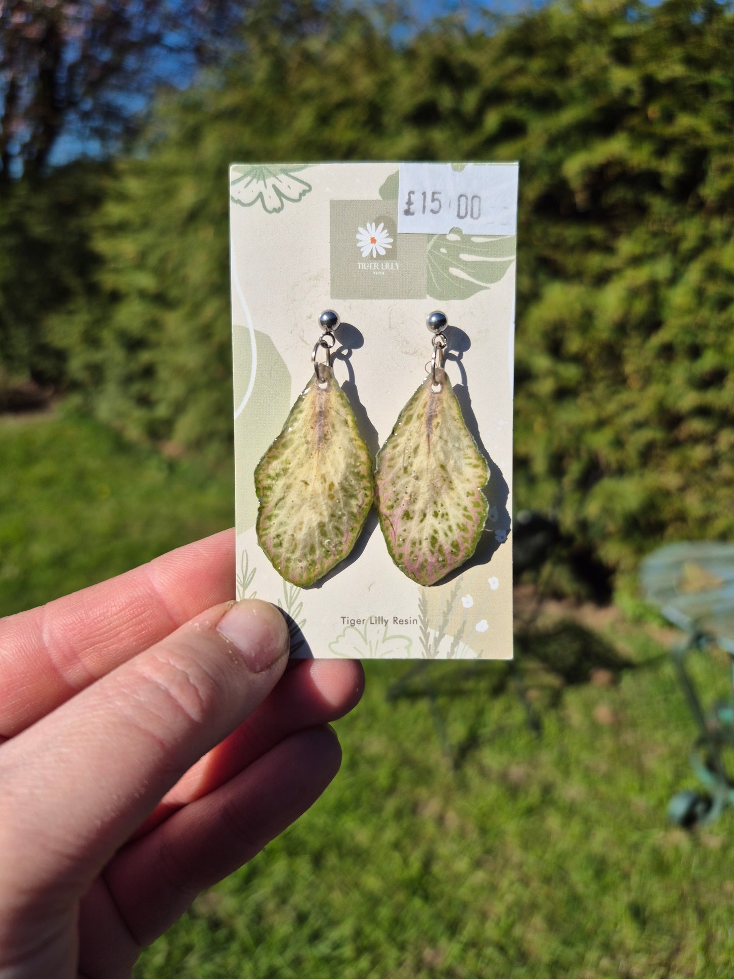 Real leaf studs selection 3
