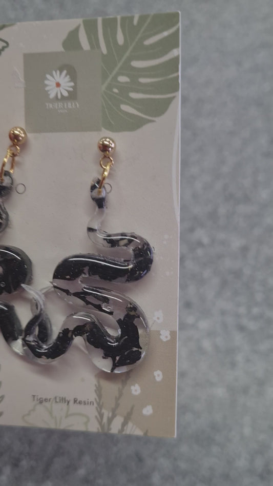 Black Snake earrings