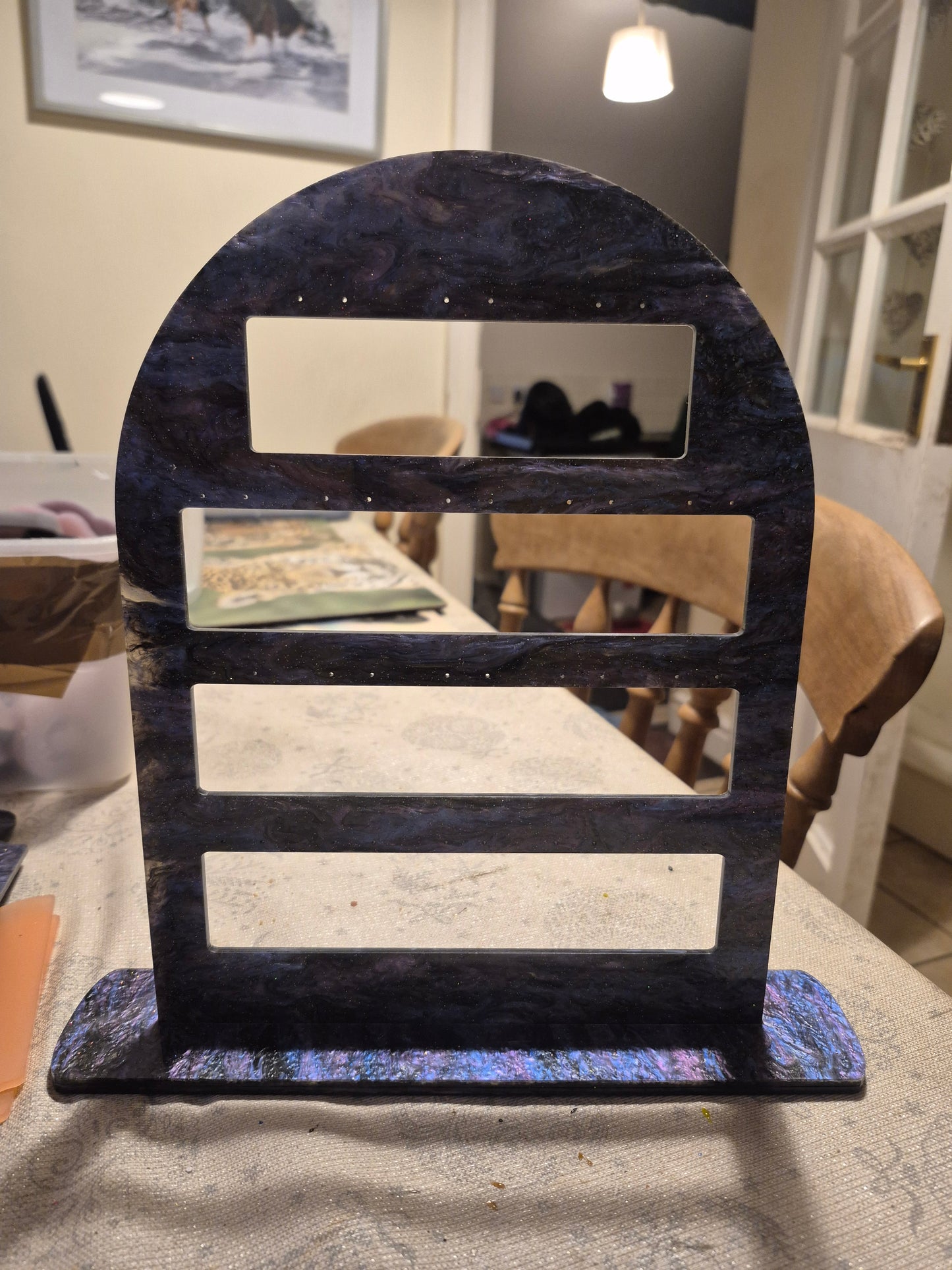 Acrylic earring stand