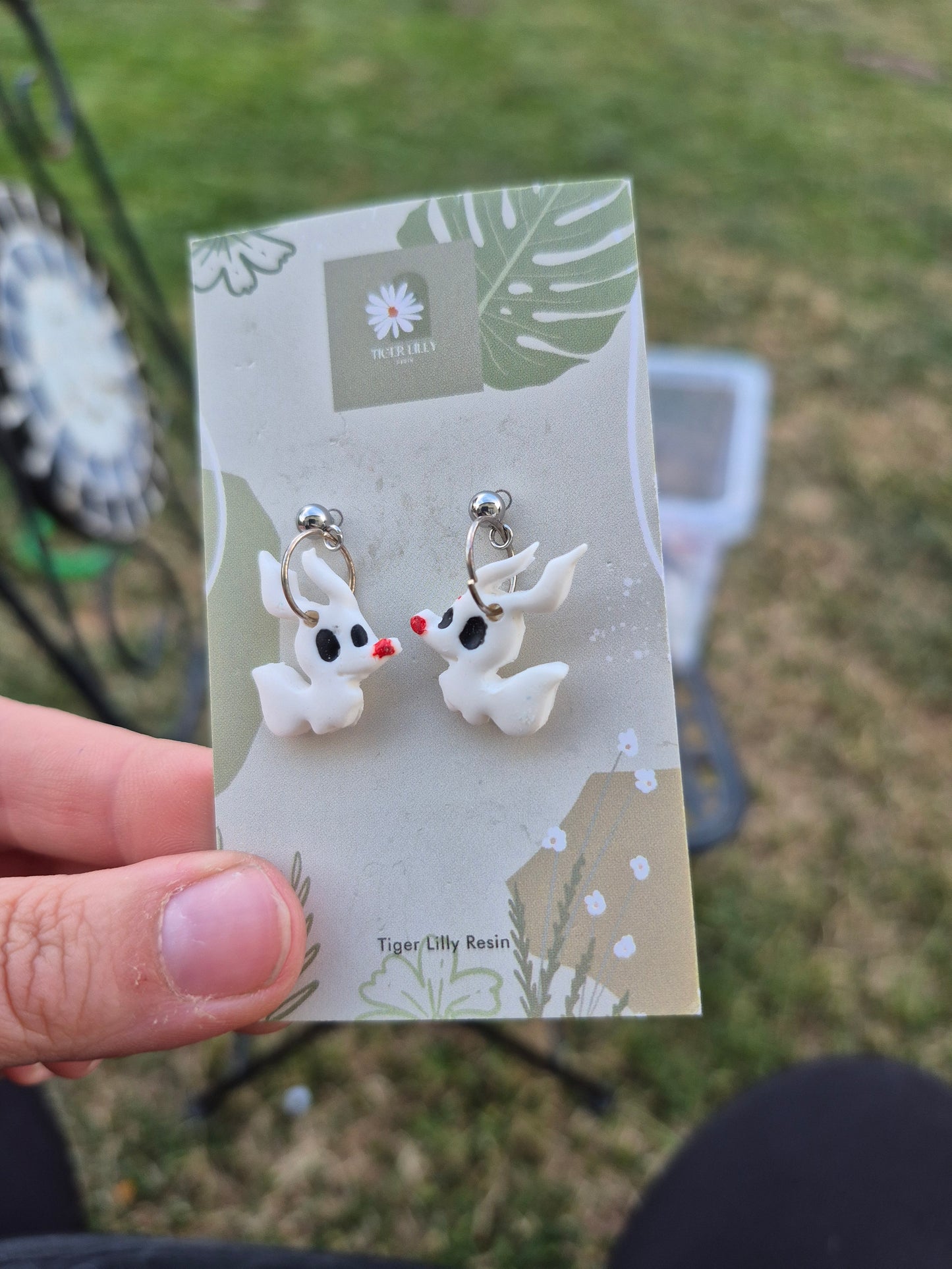 Zero clay earrings