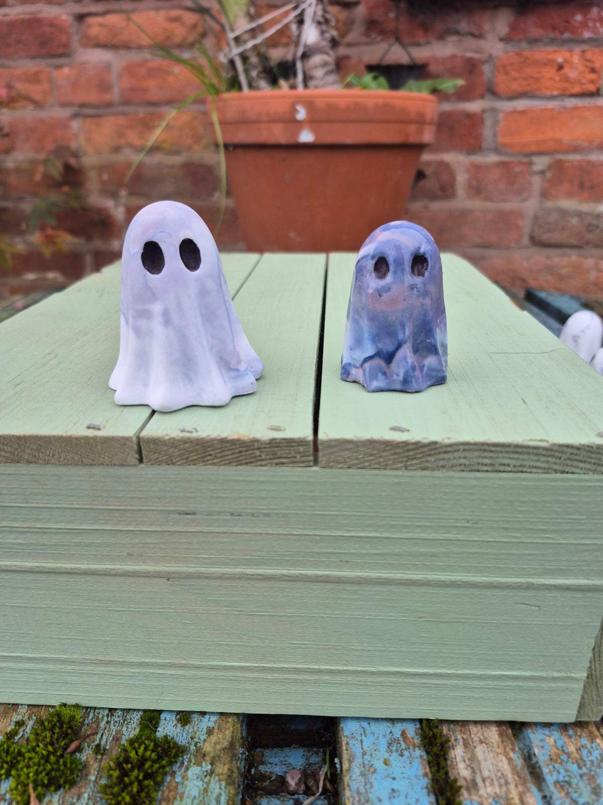 Lilac marble ghosts