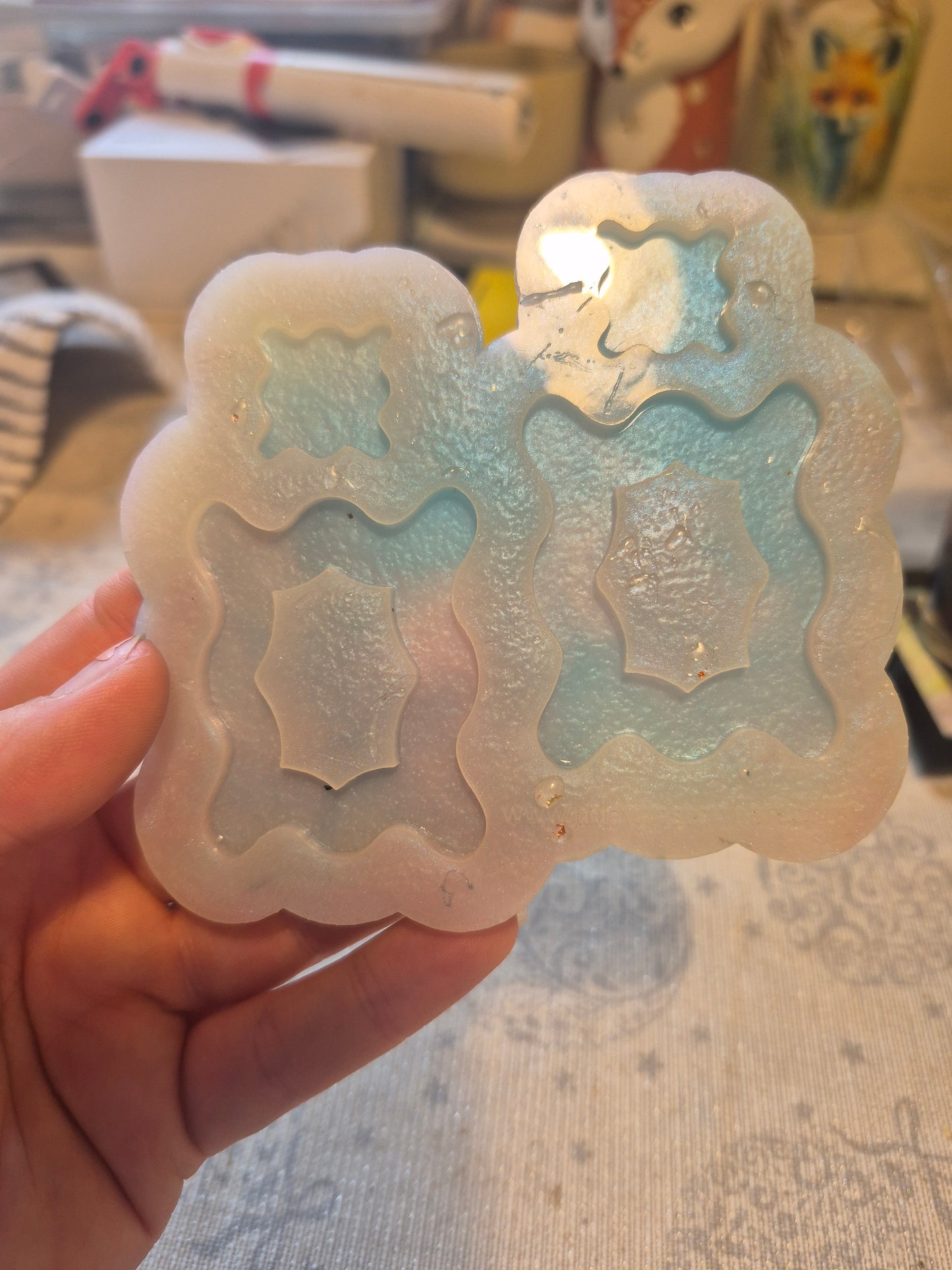 Square abstract mould