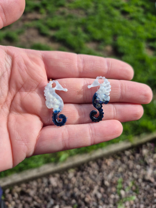 Sea horse hoop charm mould