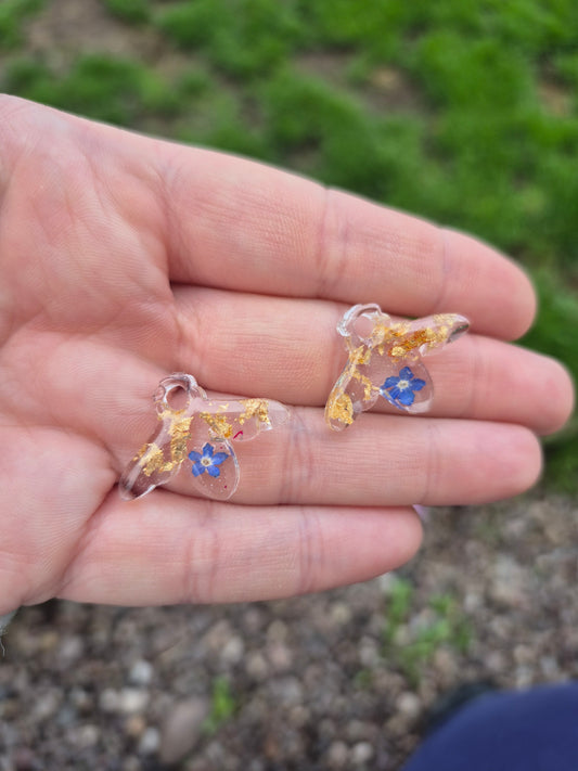 Bee hoop charms
