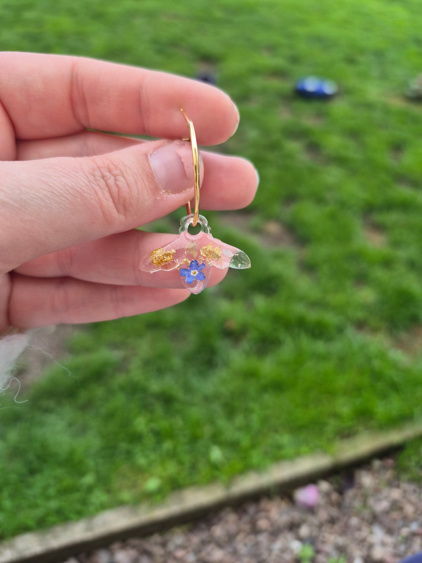 Bee hoop charms