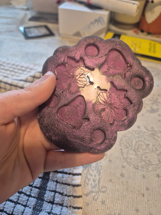 Butterfly and hibiscus mould